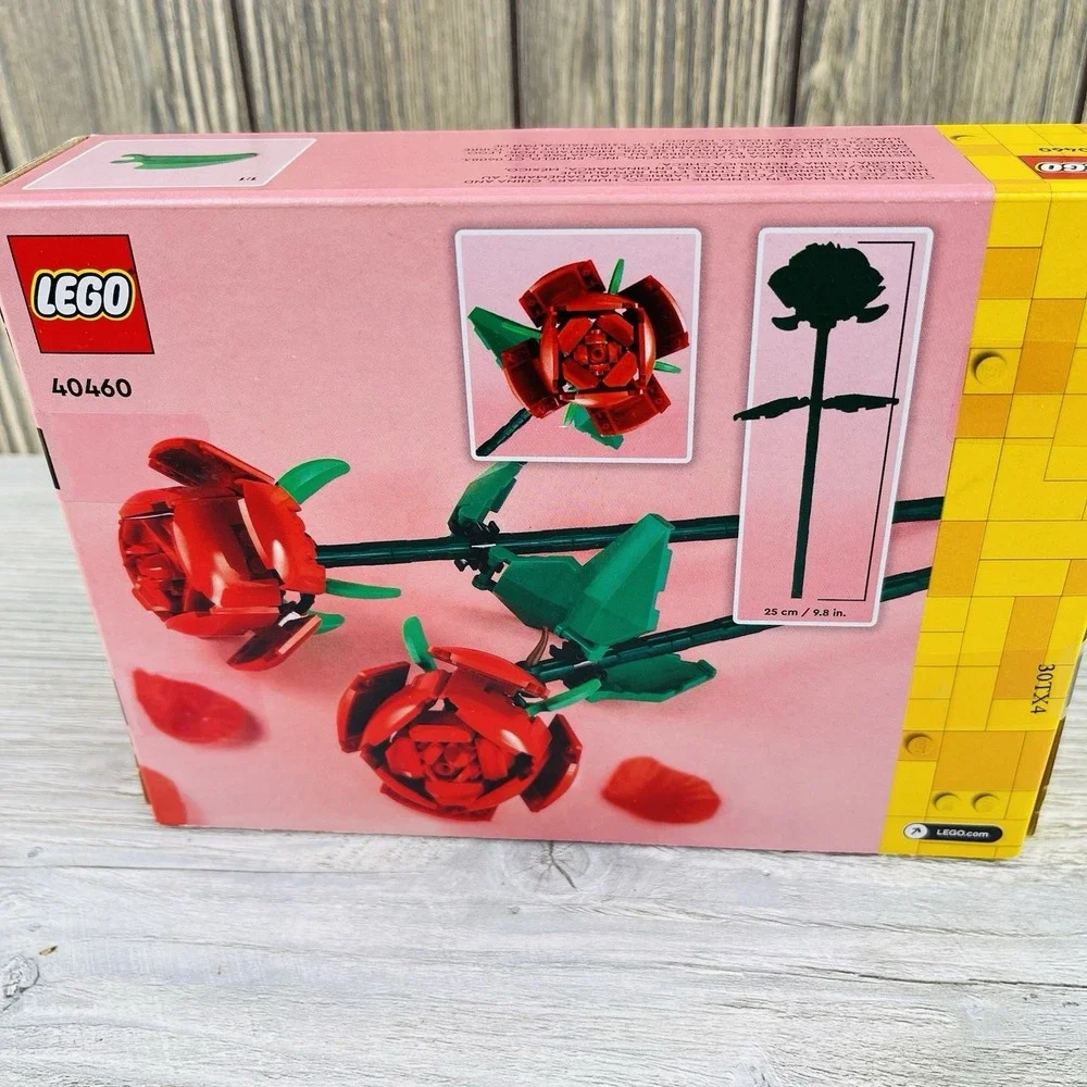 Valentines Day LEGO Flowers: Roses (40460) New Sealed
